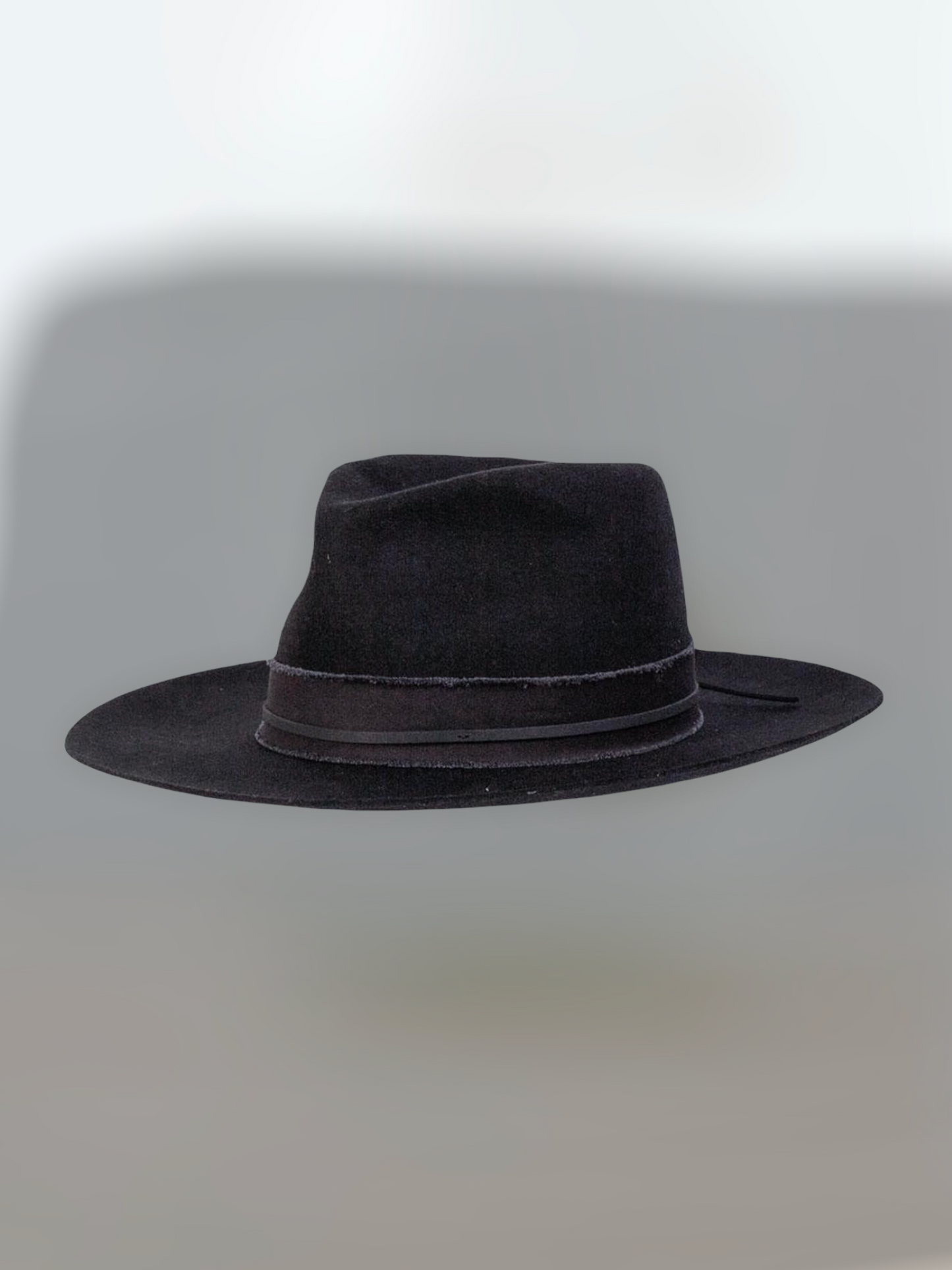 JAWA WILDE BRIM BLACK FELT FEDORA