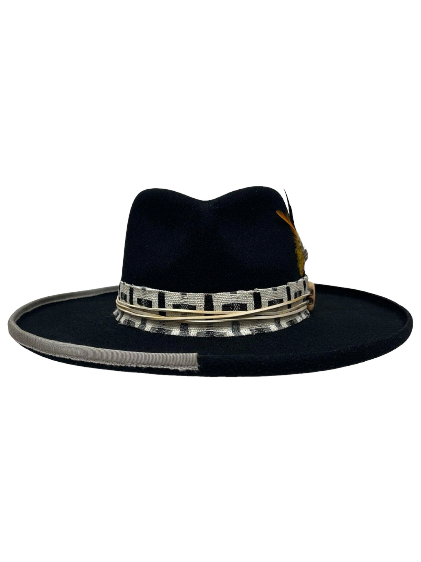 LOUNGE PENCIL RIM FELT FEDORA HAT
