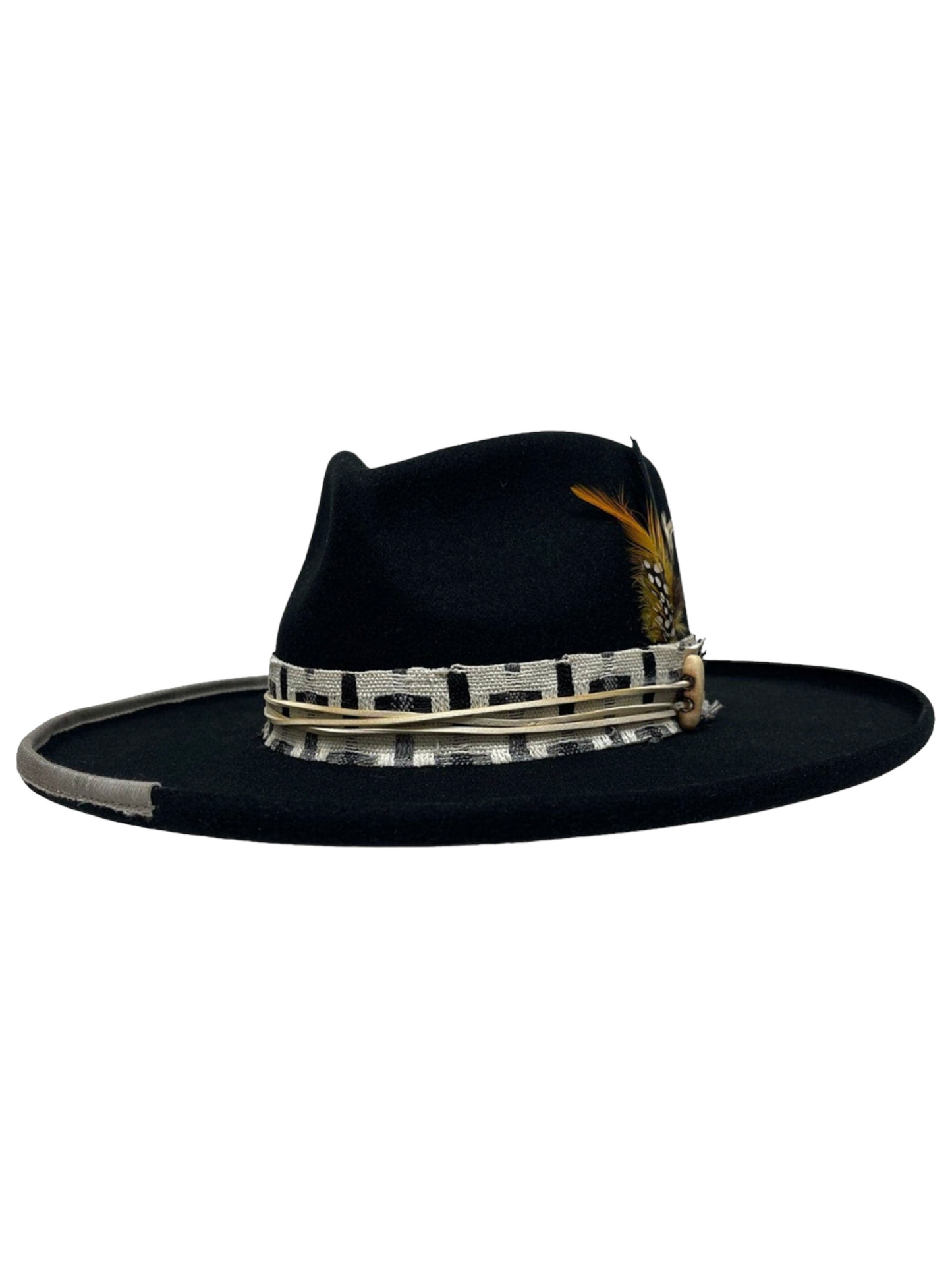 LOUNGE PENCIL RIM FELT FEDORA HAT