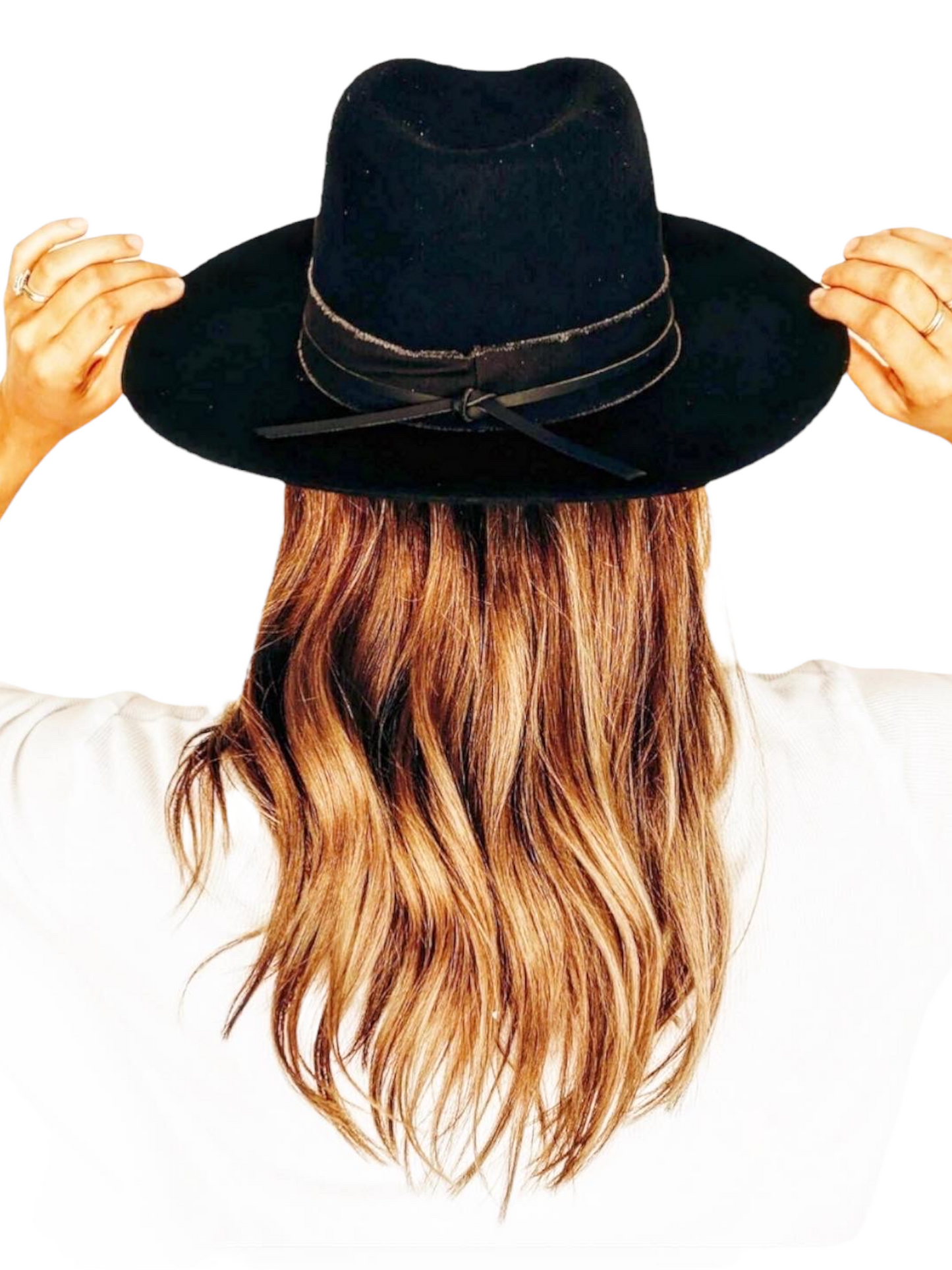 JAWA WILDE BRIM BLACK FELT FEDORA