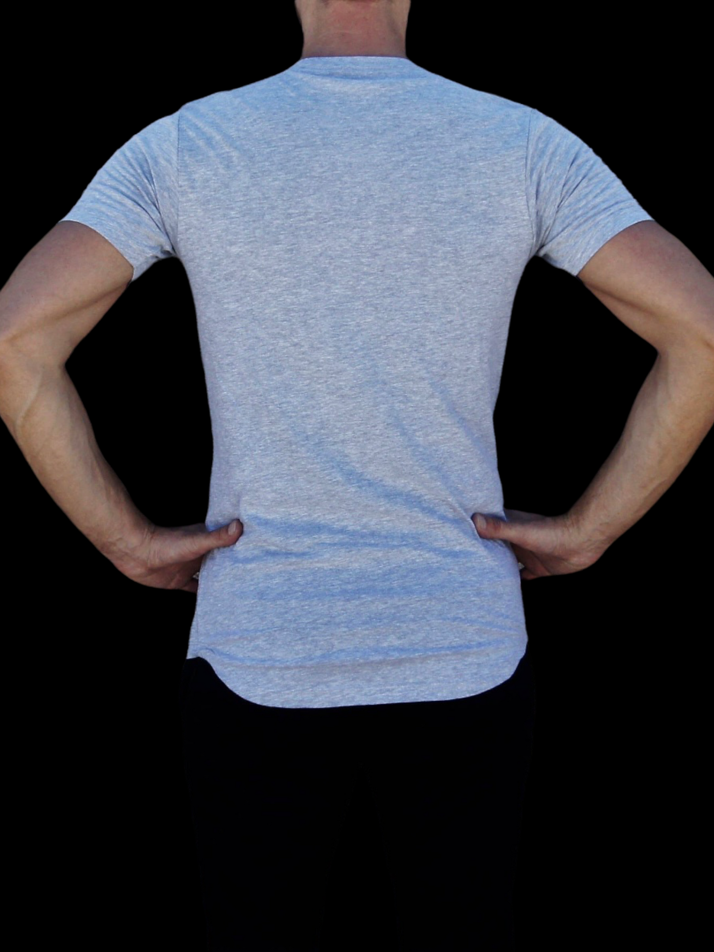 MODUS SCOOP BOTTOM HEATHER GRAY TEE