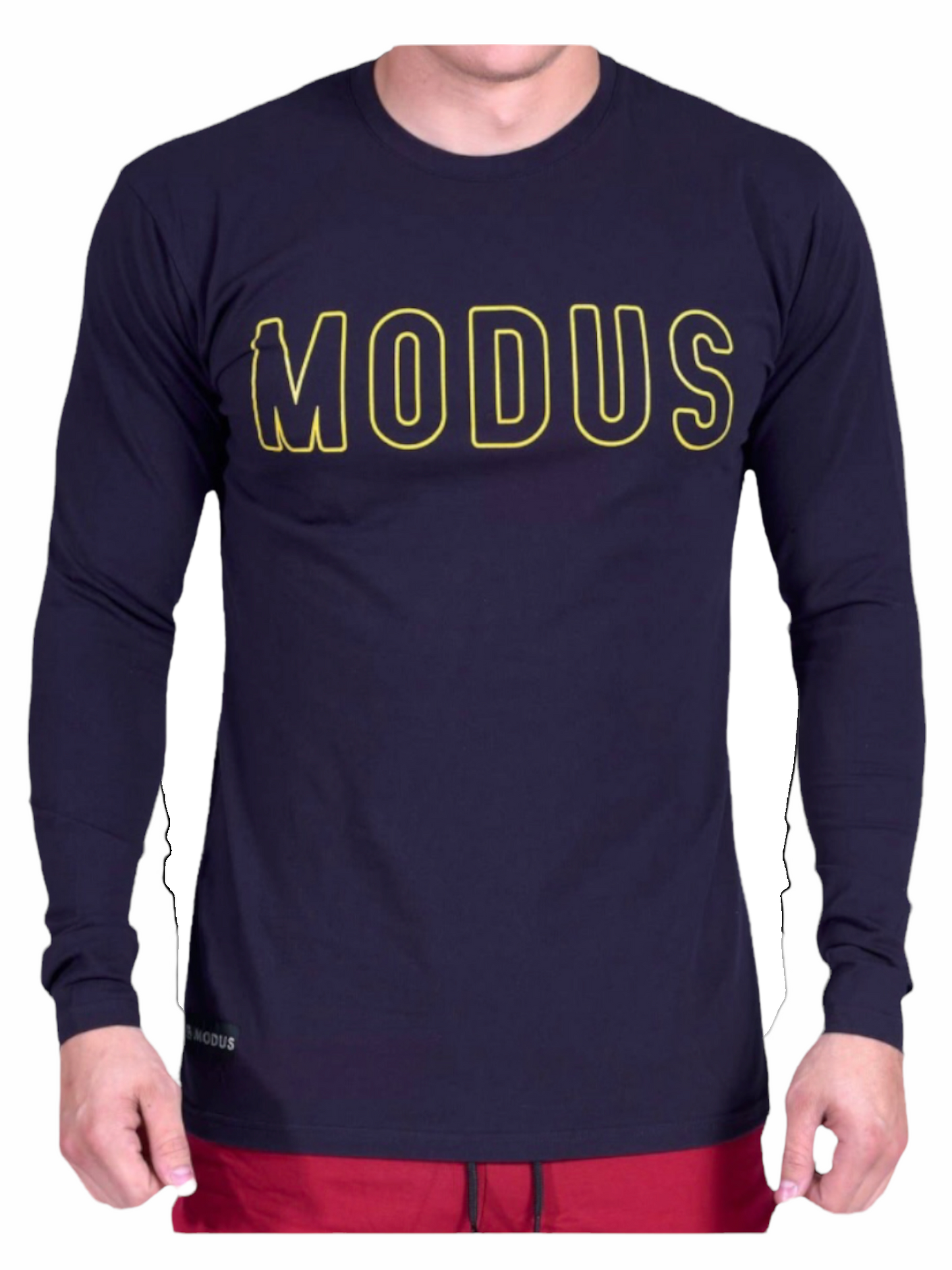MODUS COMPETITOR LONG SLEEVE NAVY BLUE SHIRT