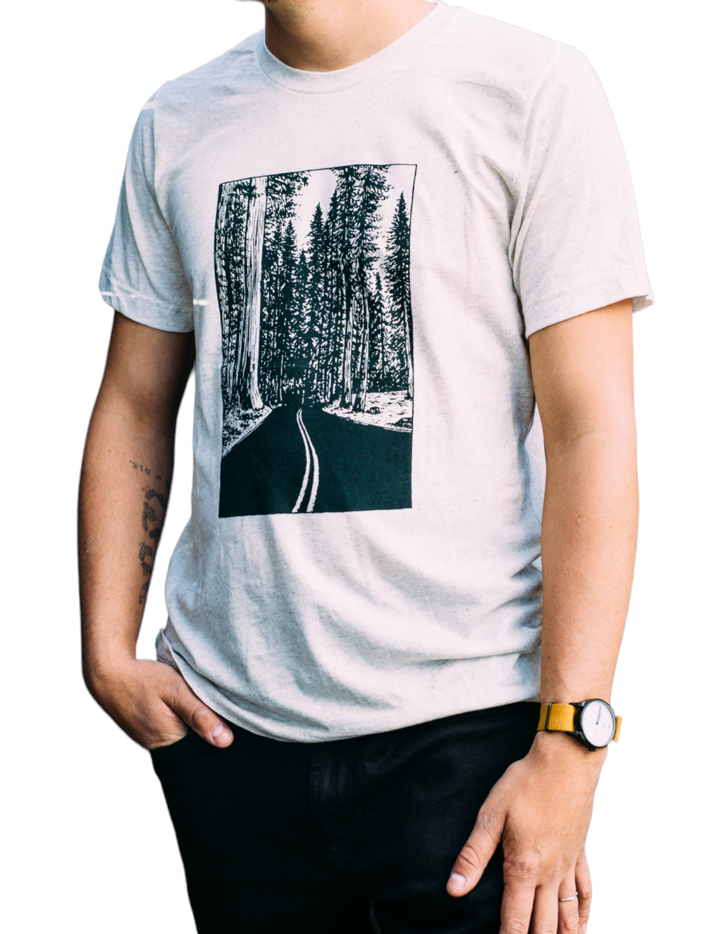 REDWOODS TEE OATMEAL