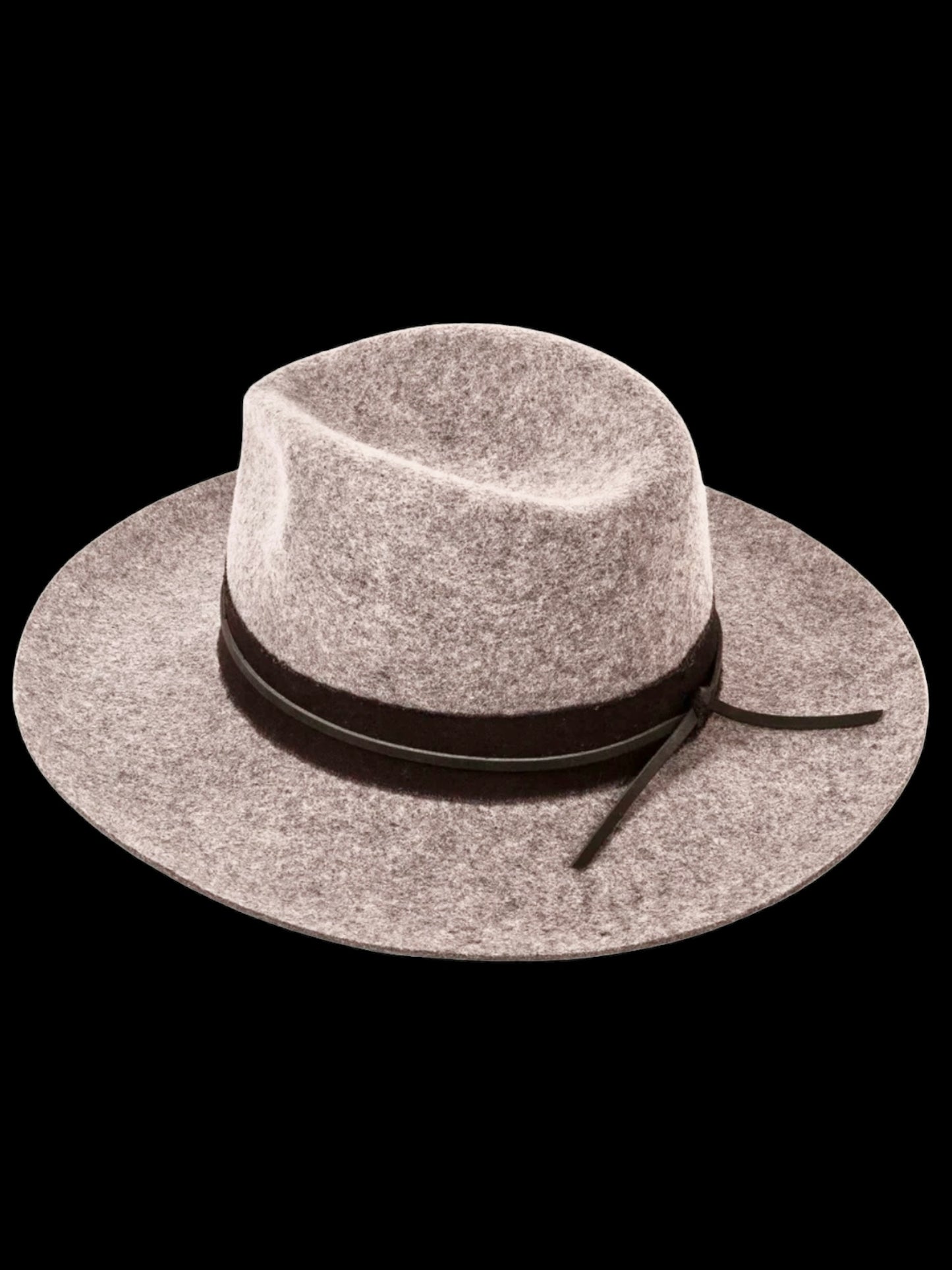 JAWA WILDE BRIM GRAY FELT FEDORA