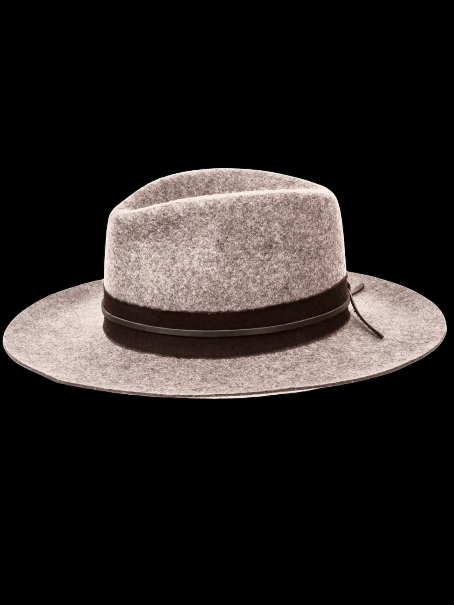 JAWA WILDE BRIM GRAY FELT FEDORA