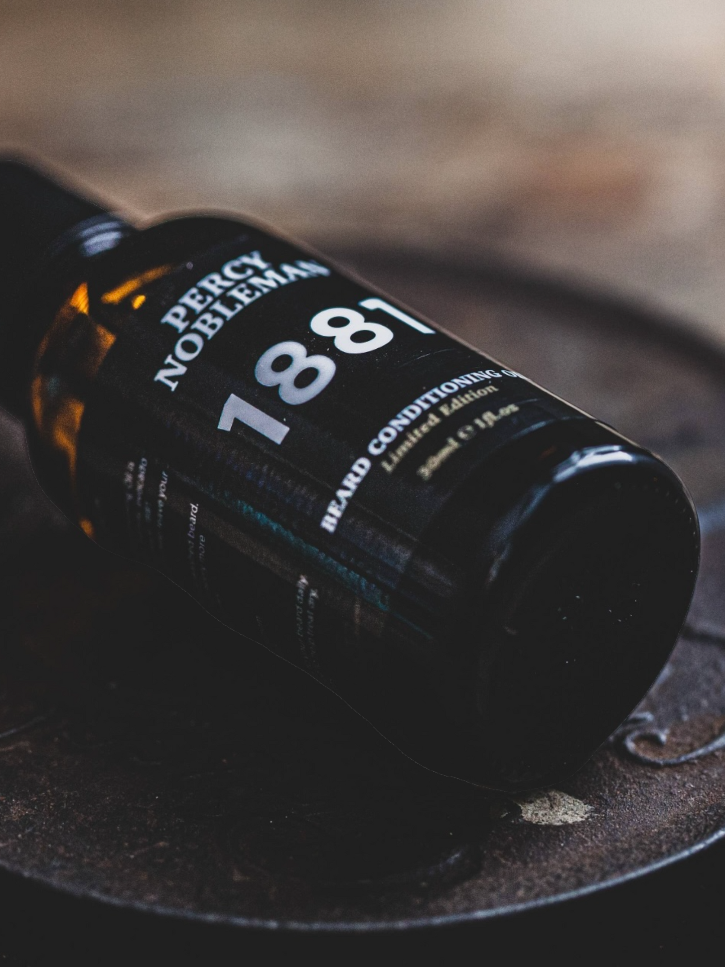 PERCY NOBLEMAN 30ml BEARD OIL 1881 VEGAN FRIENDLY