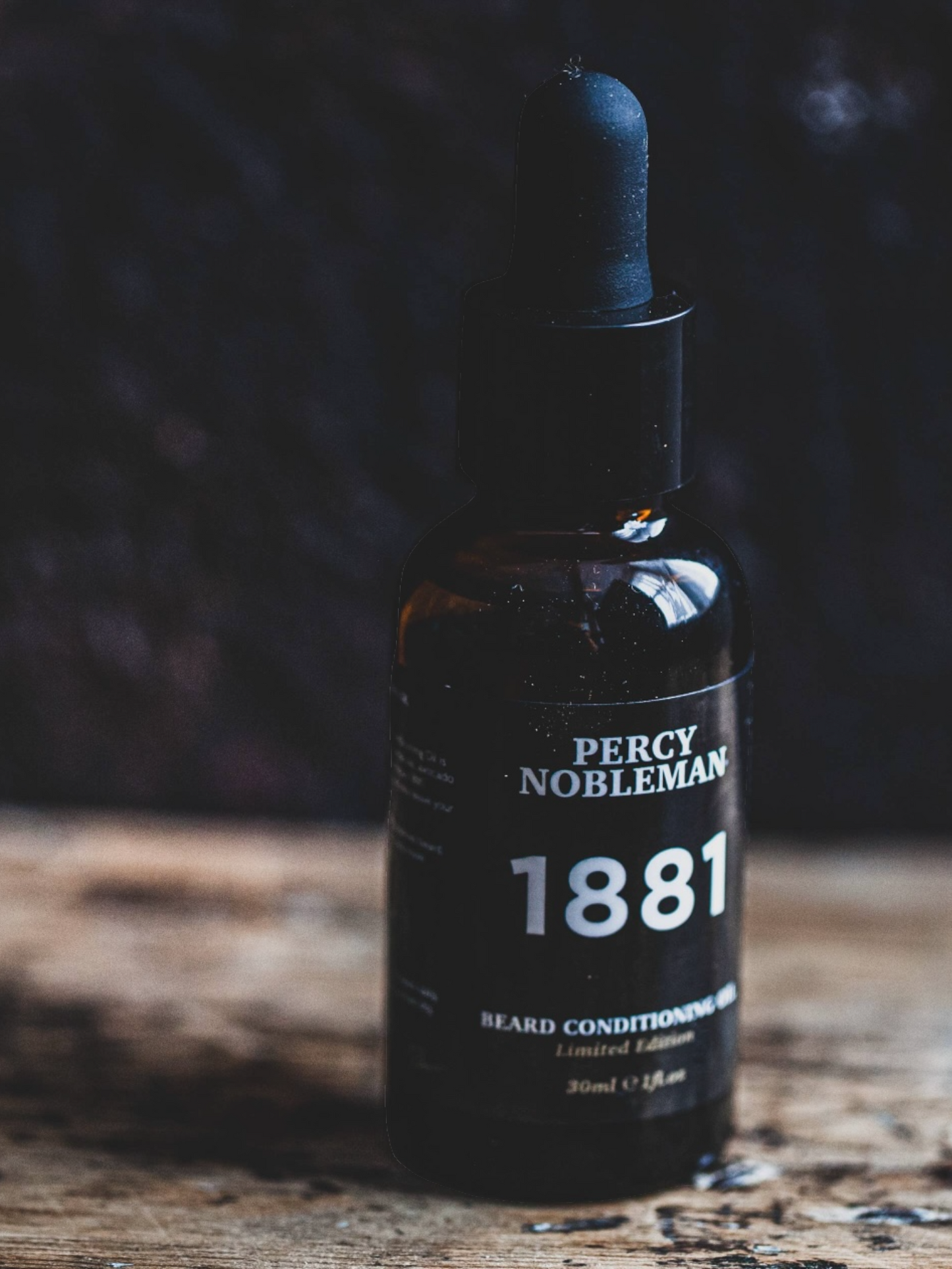PERCY NOBLEMAN 30ml BEARD OIL 1881 VEGAN FRIENDLY
