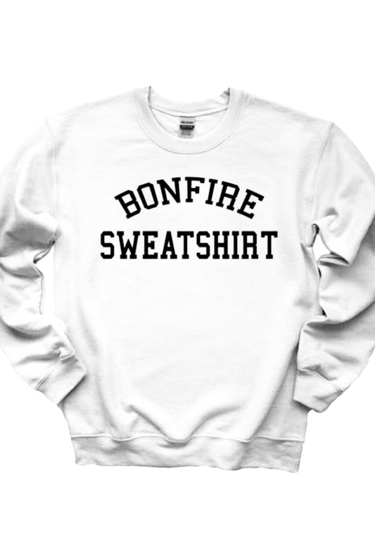 WHITE BONFIRE SWEATSHIRT