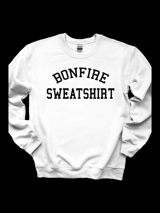 WHITE BONFIRE SWEATSHIRT