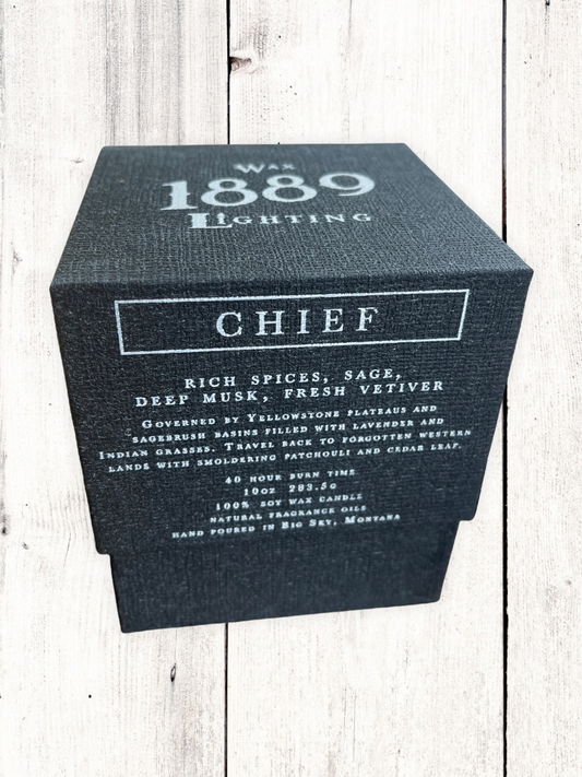 CHIEF 10oz CANDLE
