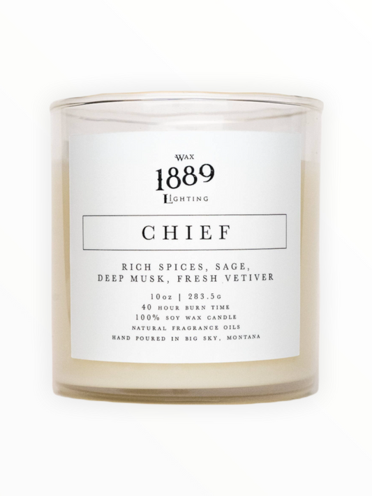 CHIEF 10oz CANDLE