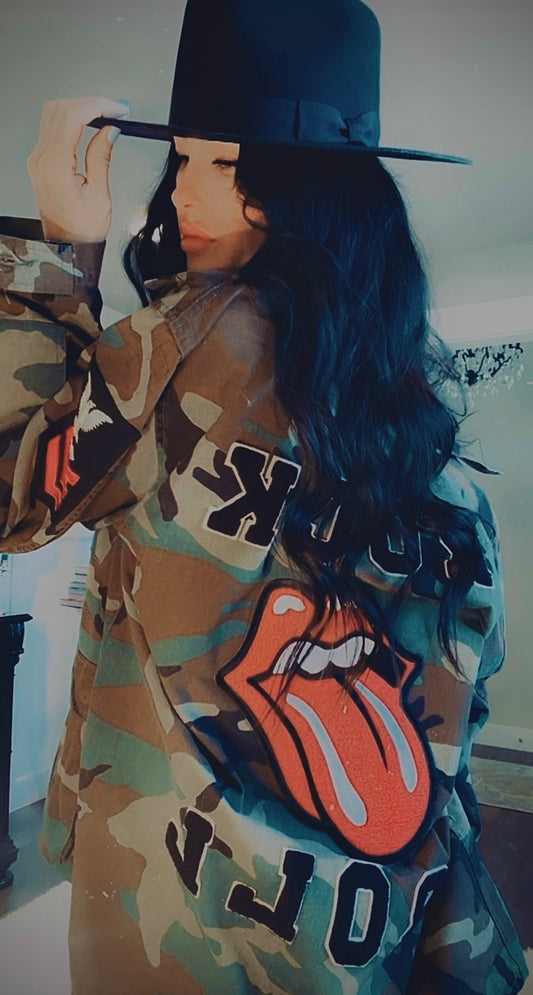 THE HAMMERED ROLLING STONES ARMY JACKET