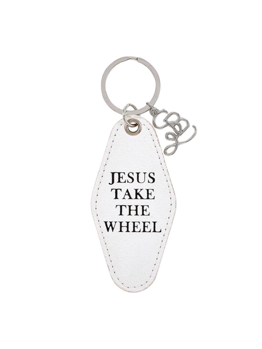 JESUS TAKE THE WHEEL KEY CHAIN