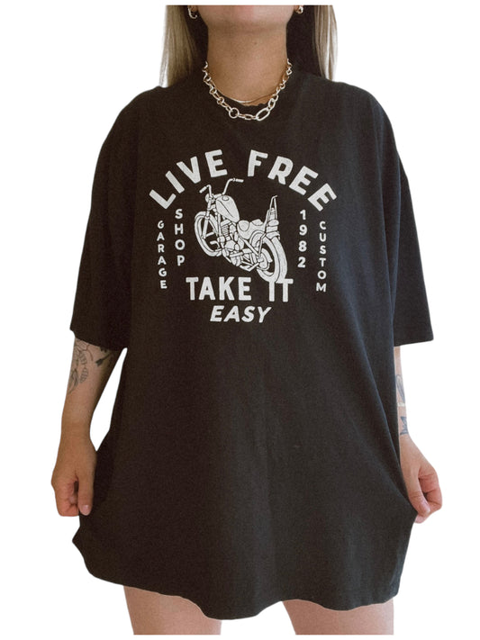 LIVE FREE TAKE IT EASY TEE