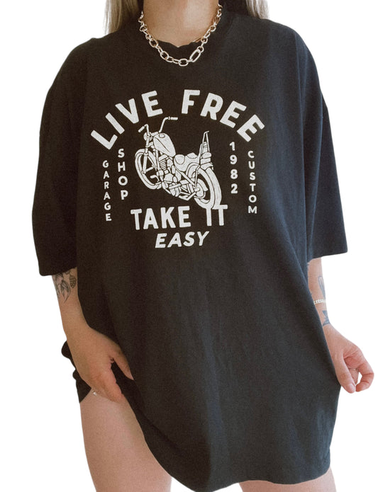 LIVE FREE TAKE IT EASY TEE