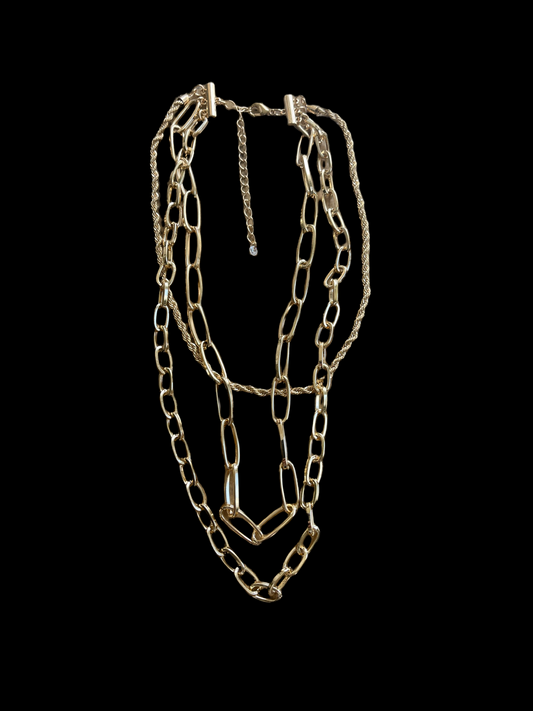 THE RITZ 3 CHAIN NECKLACE