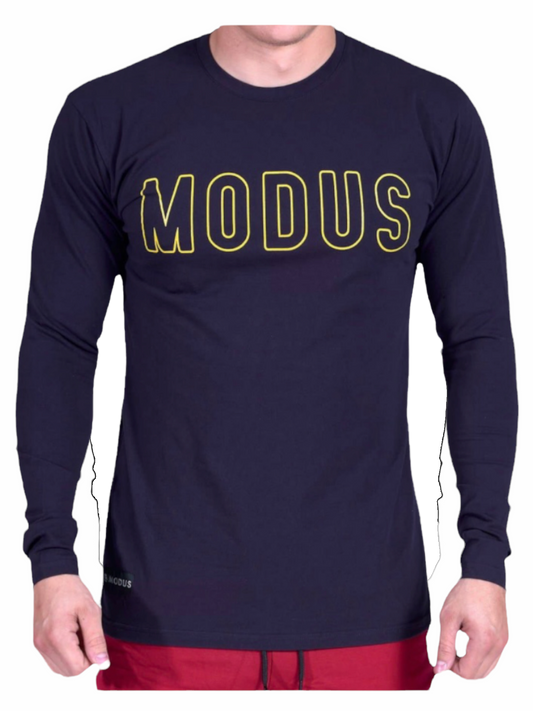 MODUS COMPETITOR LONG SLEEVE NAVY BLUE SHIRT