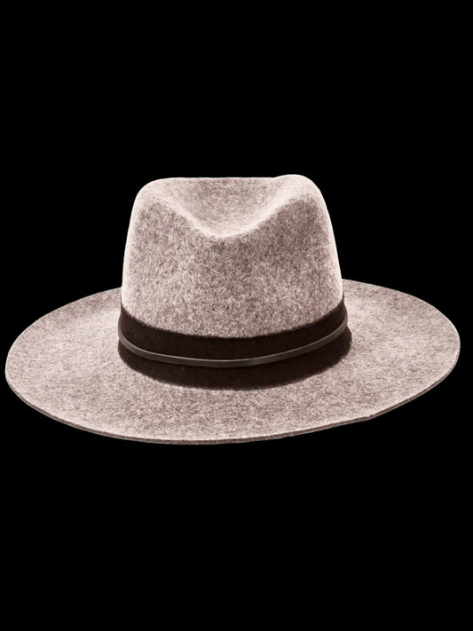 JAWA WILDE BRIM GRAY FELT FEDORA