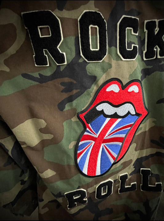 THE HAMMERED BRITISH ROLLING STONES ARMY JACKET
