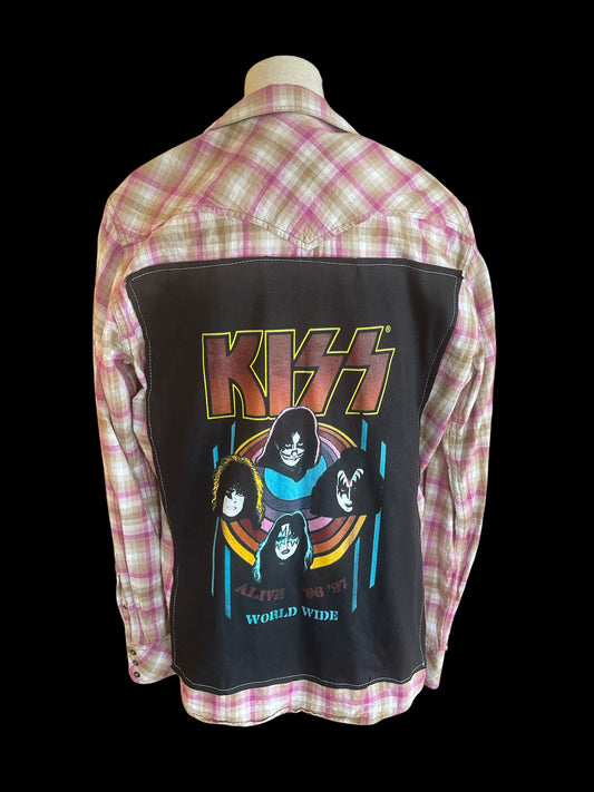 KISS WORLD WIDE SNAP SHIRT