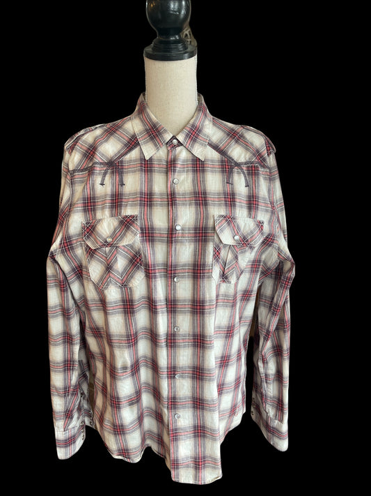 KISS ALIVE IN 1977 SNAP SHIRT