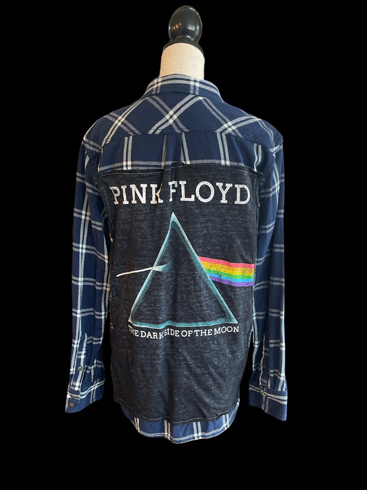 PINK FLOYD DARK SIDE FLANNEL